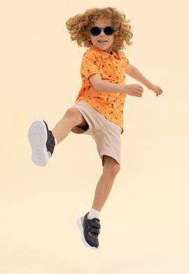 Erkek Çocuk Turuncu Polo Yaka Tişört - 50266075006