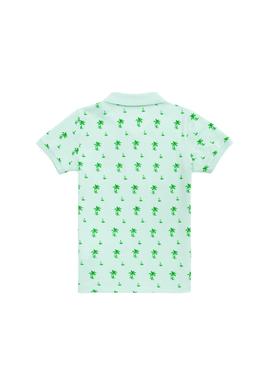 Erkek Çocuk Su Yeşili Polo Yaka Tişört - 50266075014