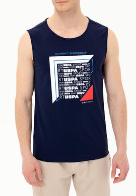 Erkek Lacivert Bisiklet Yaka Tişört - 50263379018