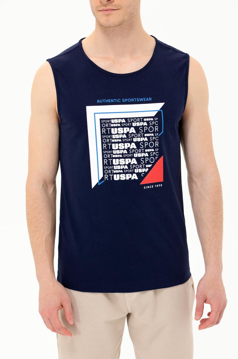 Erkek Lacivert Bisiklet Yaka Tişört