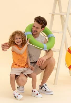 Erkek Taş Bisiklet Yaka Tişört - 50263479067