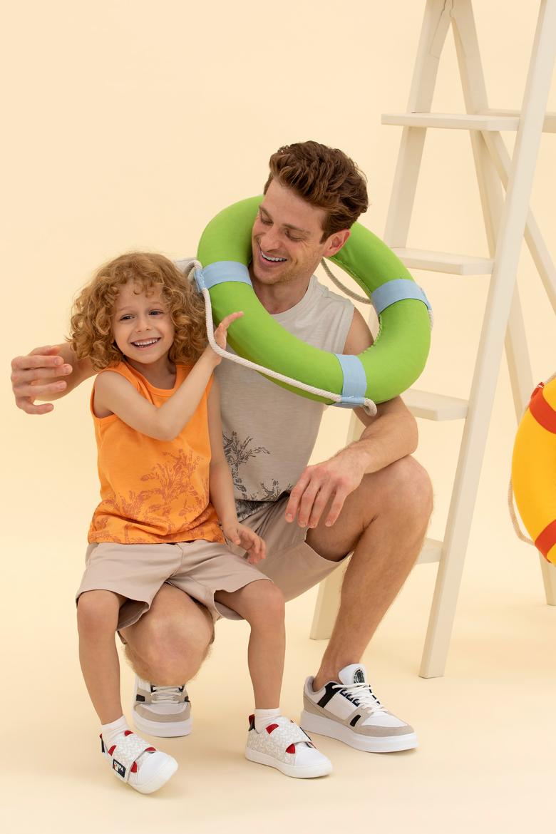 Erkek Taş Bisiklet Yaka Tişört - 50263479067