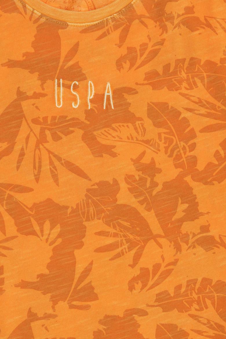 Çocuk Turuncu Bisiklet Yaka Tişört - 50263492036