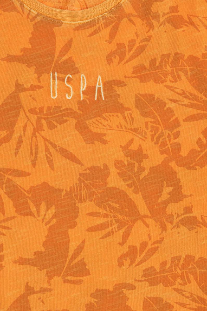 Çocuk Turuncu Bisiklet Yaka Tişört