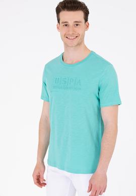 Erkek Mint Bisiklet Yaka Tişört - 50263480027