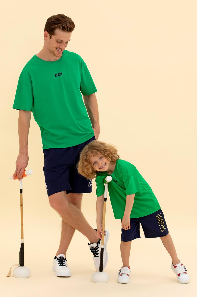 Çocuk Lacivert Örme Şort