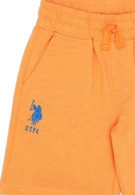 Çocuk Turuncu Örme Şort - 50265960078