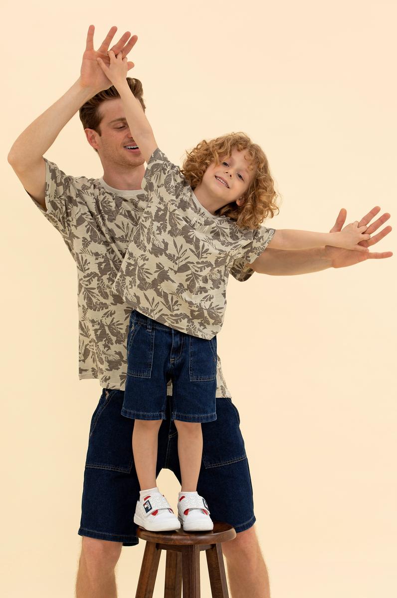 Çocuk Taş Bisiklet Yaka Tişört