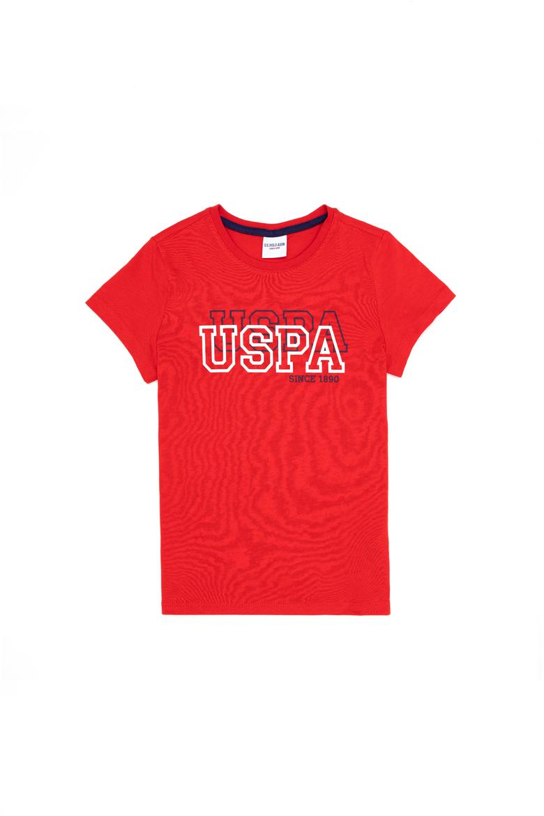 Çocuk Kırmızı Bisiklet Yaka Tişört - 50266042044