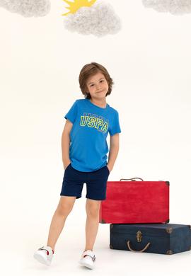 Çocuk Saks Bisiklet Yaka Tişört - 50266042068