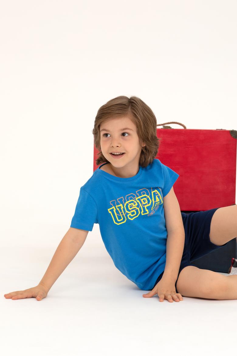 Çocuk Saks Bisiklet Yaka Tişört - 50266042068