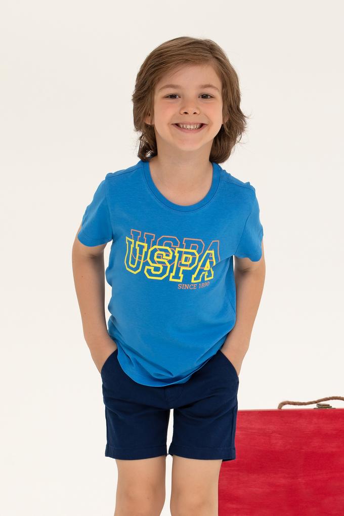 Çocuk Saks Bisiklet Yaka Tişört