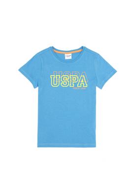 Çocuk Turkuaz Bisiklet Yaka Tişört - 50266042109