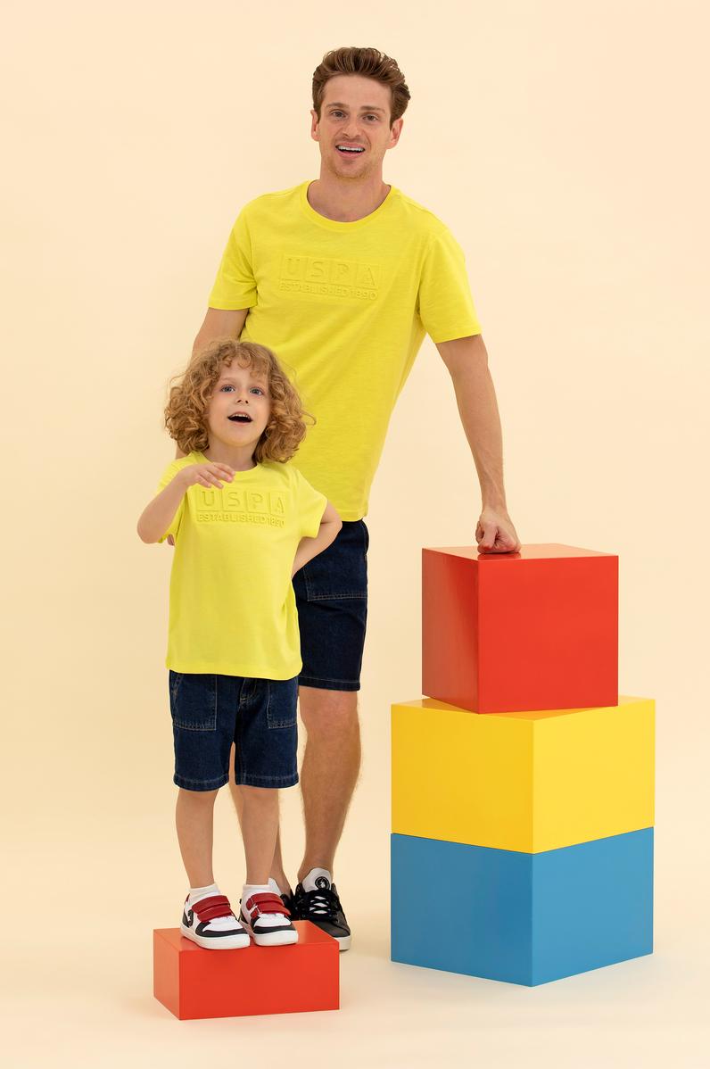 Erkek Citron Bisiklet Yaka Tişört