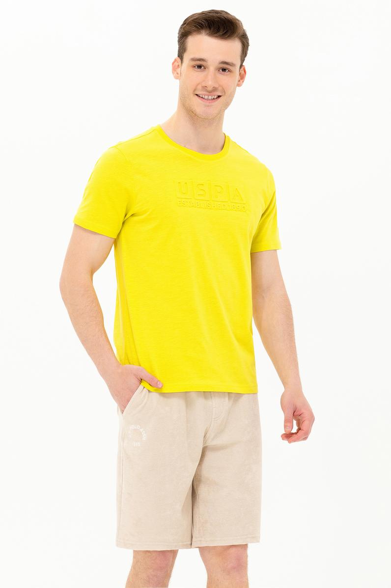 Erkek Citron Bisiklet Yaka Tişört