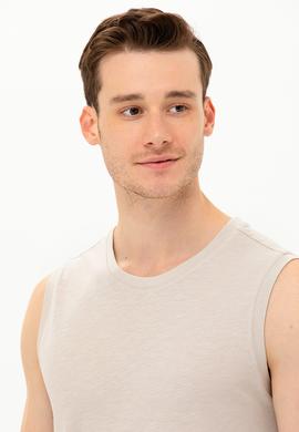 Erkek Taş Bisiklet Yaka Tişört - 50263479067