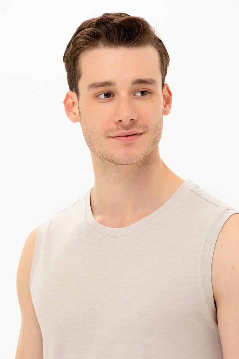 Erkek Taş Bisiklet Yaka Tişört - 50263479067