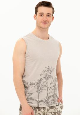 Erkek Taş Bisiklet Yaka Tişört - 50263479067