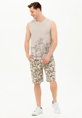 Erkek Taş Bisiklet Yaka Tişört - 50263479067