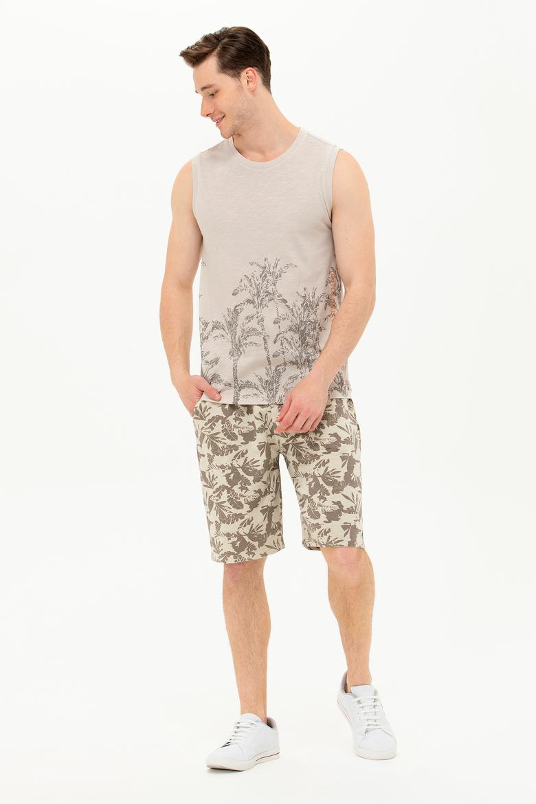 Erkek Taş Bisiklet Yaka Tişört - 50263479067