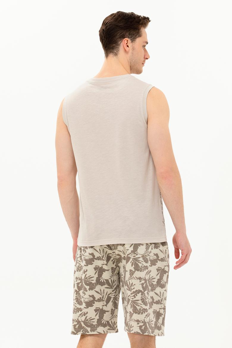 Erkek Taş Bisiklet Yaka Tişört - 50263479067