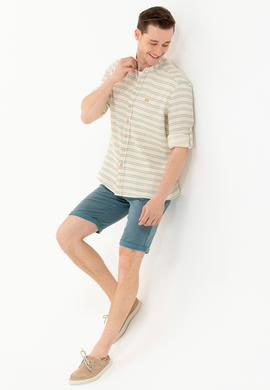 Erkek Su Yeşili Uzun Kollu Gömlek - 50264099005