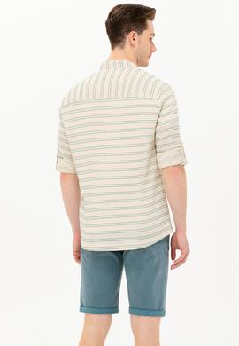 Erkek Su Yeşili Uzun Kollu Gömlek - 50264099005