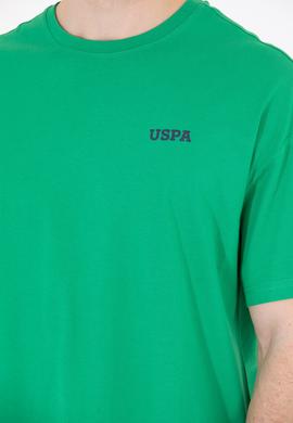 Erkek Yeşil Oversize Bisiklet Yaka Tişört - 50264935028