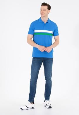 Erkek Saks Polo Yaka Tişört - 50264947017