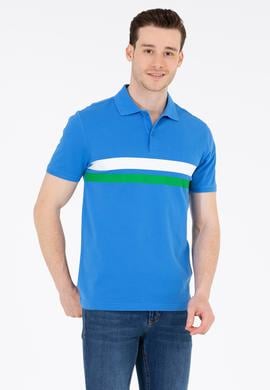 Erkek Saks Polo Yaka Tişört - 50264947017