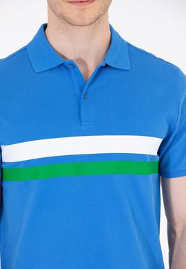 Erkek Saks Polo Yaka Tişört - 50264947017