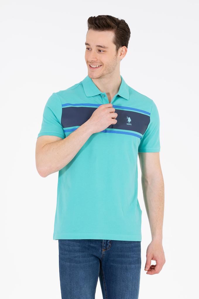 Erkek Mint Polo Yaka Tişört