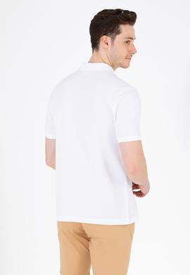 Erkek Beyaz Polo Yaka Tişört - 50265057027