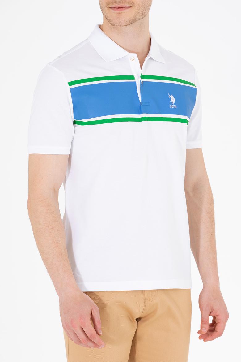 Erkek Beyaz Polo Yaka Tişört - 50265057027