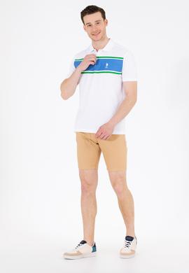 Erkek Beyaz Polo Yaka Tişört - 50265057027