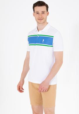 Erkek Beyaz Polo Yaka Tişört - 50265057027