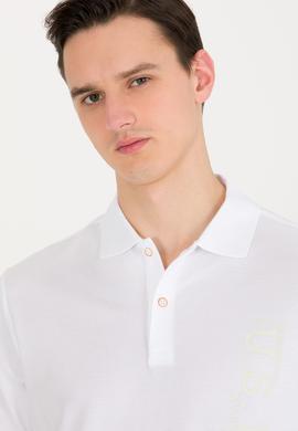 Erkek Beyaz Polo Yaka Tişört - 50265068026