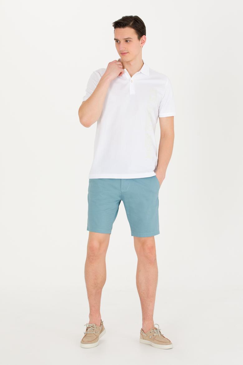 Erkek Beyaz Polo Yaka Tişört - 50265068026