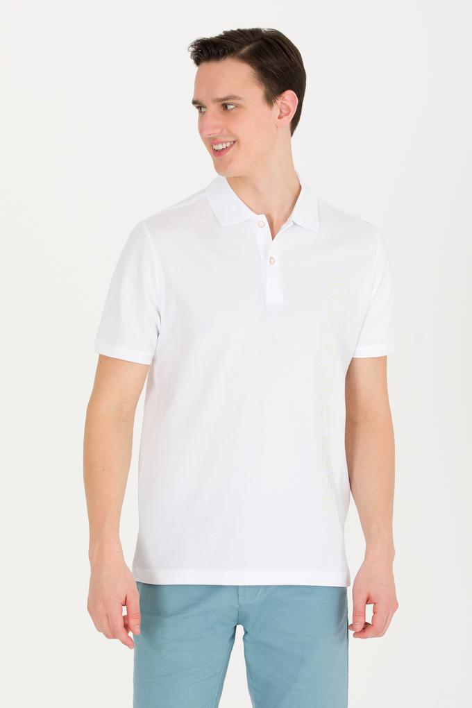 Erkek Beyaz Polo Yaka Tişört