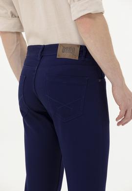 Erkek Lacivert Kanvas Pantolon - 50266049012