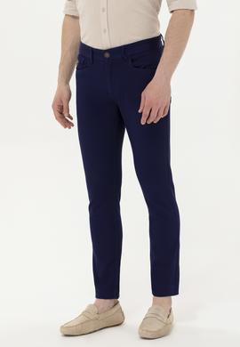Erkek Lacivert Kanvas Pantolon - 50266049012