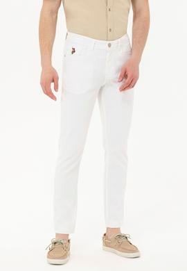 Erkek Beyaz Kanvas / Chino Pantolon - 50266049022