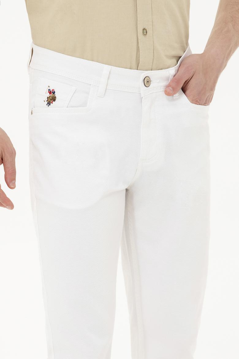 Erkek Beyaz Kanvas / Chino Pantolon - 50266049022
