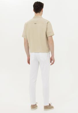Erkek Beyaz Kanvas / Chino Pantolon - 50266049022