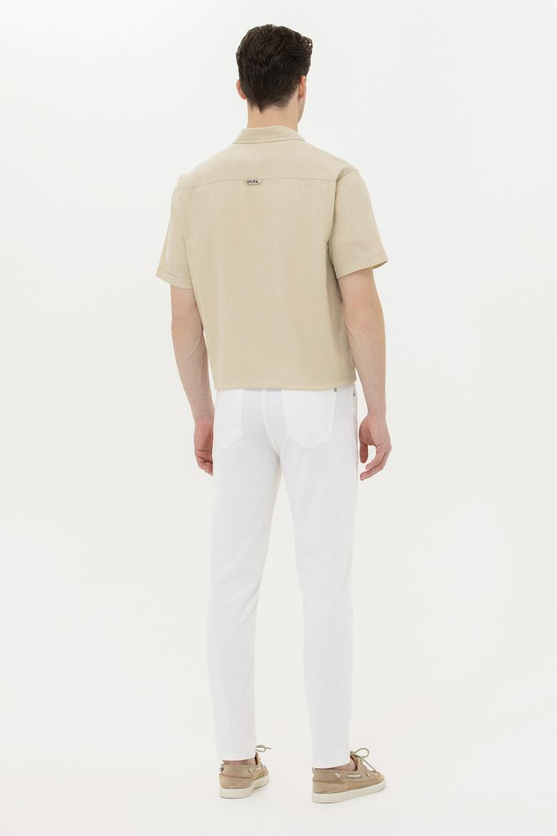 Erkek Beyaz Kanvas / Chino Pantolon - 50266049022