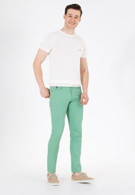Erkek Koyu Yeşil Kanvas / Chino Pantolon - 50266049123