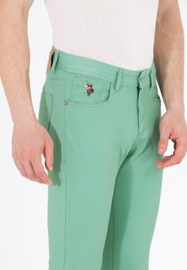 Erkek Koyu Yeşil Kanvas / Chino Pantolon - 50266049123