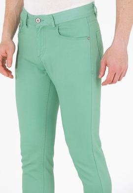 Erkek Koyu Yeşil Kanvas / Chino Pantolon - 50266049123