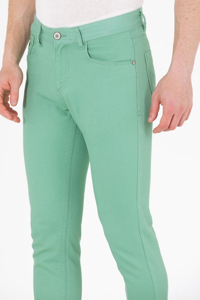 Erkek Koyu Yeşil Kanvas / Chino Pantolon - 50266049123