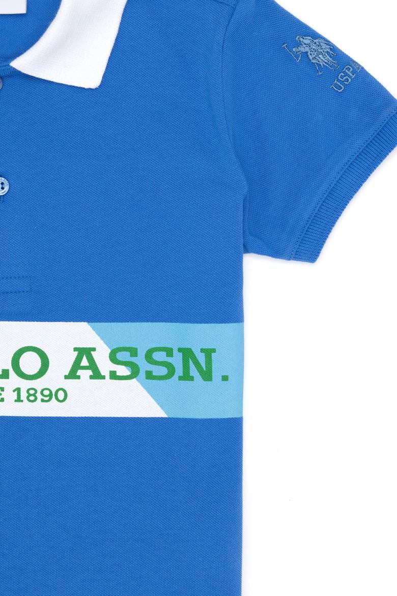 Erkek Çocuk Saks Polo Yaka Tişört - 50266064055